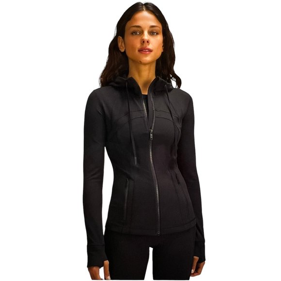 lululemon athletica Jackets & Blazers - Lululemon Define Black Hooded Jacket Nulu Size 10